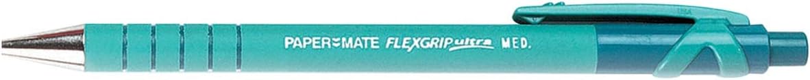 Penna a sfera a scatto Flexgrip Ultra - verde - punta 1,0mm - Papermate