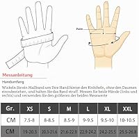 Harssidanzar Herren Motorradhandschuhe Ziegenleder Touch Satte M – Ansicht 3