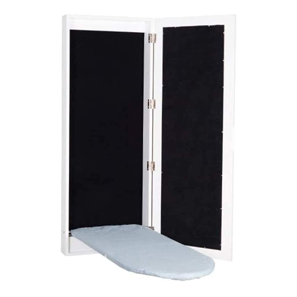 Sponsored Ad – Ironing Boards Wall Ironing Board Cabinet with Built in Ironing Board Hide Away Ironing Board Center Cabinet Wall Mount with Mirrored Door Hot Iron Station for Living Room Bedroom Side End Table Ironi