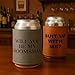 Personalized Can Cooler- 3 Lines of Custom Text Gift - Personalized Can Cooler For Him - Custom Beer Can Sleeve - Beer Can Holder - Personalized Father’s Day Gift - 12-Ounce Can Fit