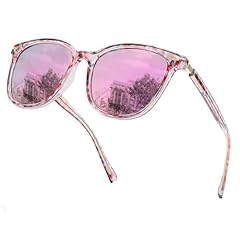 A01-flower Frame Pink Mirror Lens