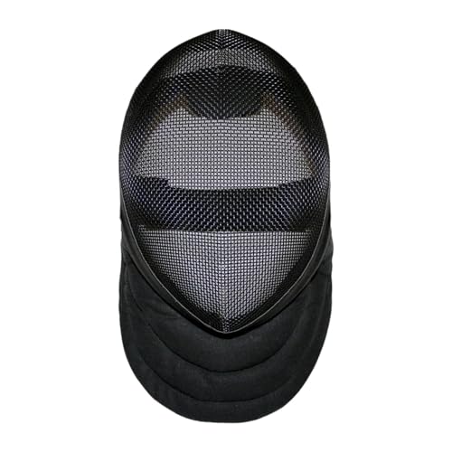 Fencing Mask Epee Helmet Face Detachable Carbon Steel Structure Enhanced Visibility Suitable for Fencing Lessons Sports Club Use, S