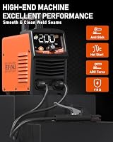 FEIFANKE Elektroden Schweißgerät ARC200 3 In 1 SYN IGBT Inverter Schweissgerät 200A mit LED Digitalanzeige MINI Tragbar Kompakt Schweissgerät MMA E-Hand/Lift TIG/Hot Start/Arc Force/VRD – Ansicht 2