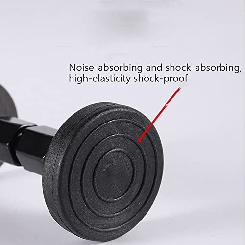 Oukeyi 4 Pack Adjustable Threaded Bed Frame Anti-Shake Tool,Bed Stoppers, Headboard Stoppers，Wall Bed Headboard Anti-Shake Fixer For Beds Cabinets Sofas, 30-68Mm (Black) #TOP3