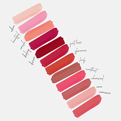 Wonderskin Wonder Blading One Step Lip Stain Masque, Long Lasting Stain & Go Lip Tint Color, Transfer Proof, Matte Finish, Waterproof Formula (Romance) #TOP4