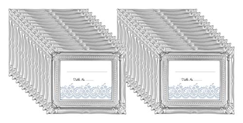MCS Hochzeitsfoto Platzkartenhalter 69041, Silber, 24-Pack, 24 – Ansicht 1