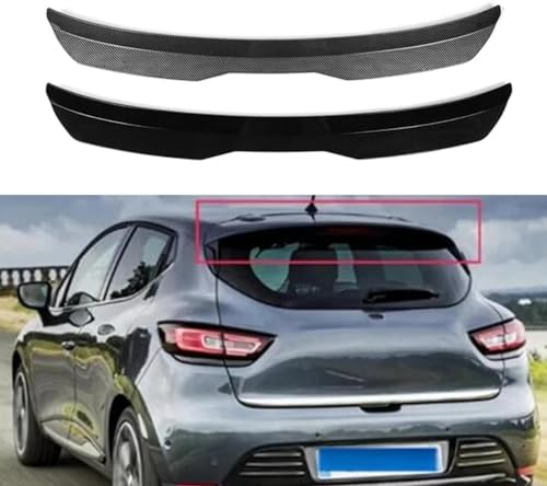 Spoiler toit Clio 4 aspect fibre de carbone pour un look sport premium