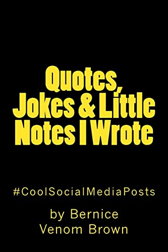 Quotes, Jokes & Little Notes I Wrote: #CoolSocialMediaPost
