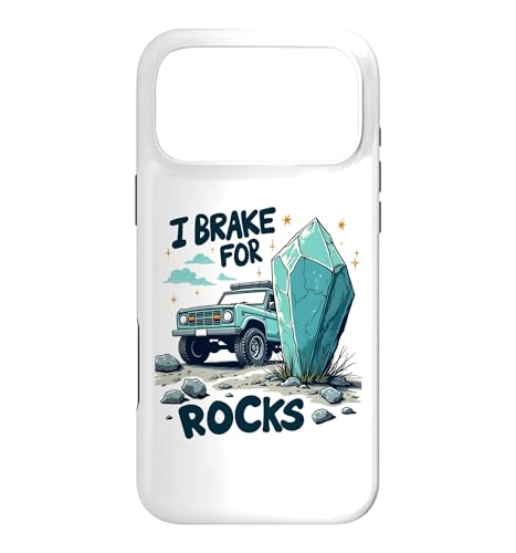 ��Ύ��W�� ���b�N�n�E���f�B���O I Break For Rocks ROCKHOUNDING �X�}�z�P�[�X iPhone 17 Pro Max �p
