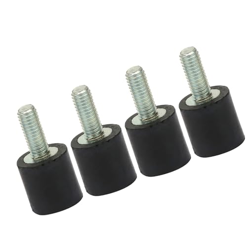 Gummidämpfer, 4 Stück Gummi-Lagerhalterungen mit M3/M5/M6 Bolzen - Stoßdämpfer für Vibrationsschutz