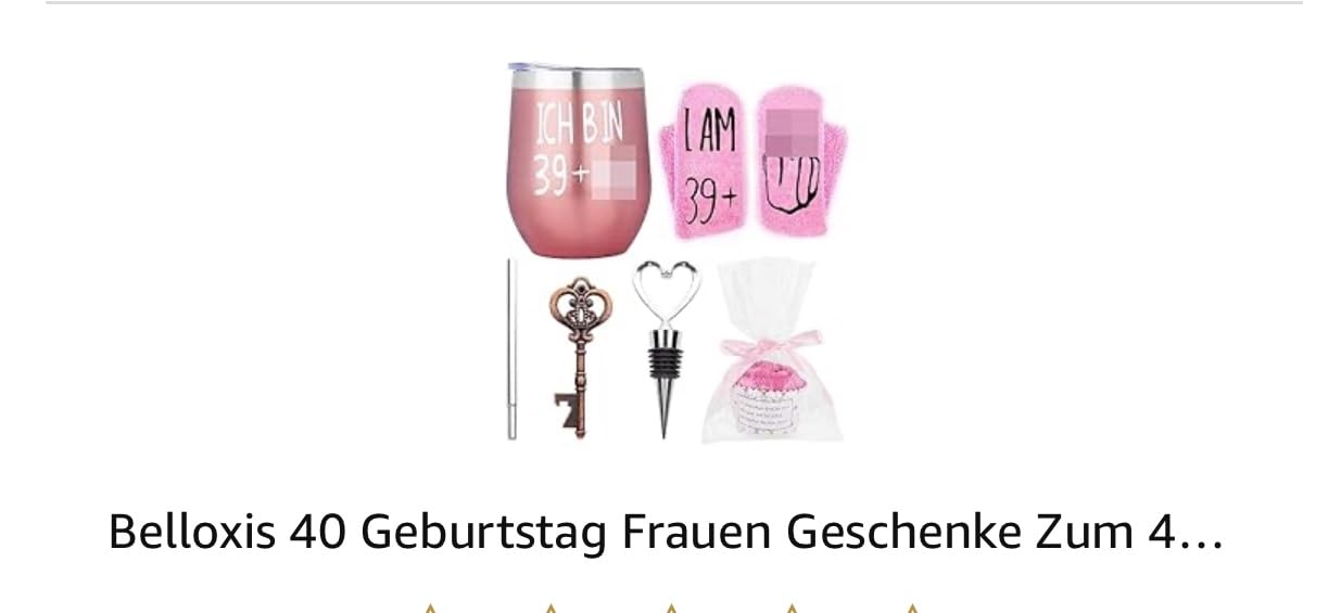 Geschenkideen Für Frauen Zum 40. Geburtstag www.amazon.de