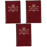 Livre de pièces de monnaie classique: pochettes de collection de pièces en matériau pu de et anti-usure, ce livre de collection de pièces est durable et pratique, léger et portable. le livre de pièces a une capacité, peut contenir de nombreuses pièces. et ce livre décoratif de collection de pièces de monnaie peut non seulement protéger vos pièces contre les dommages, mais aussi très ornemental.