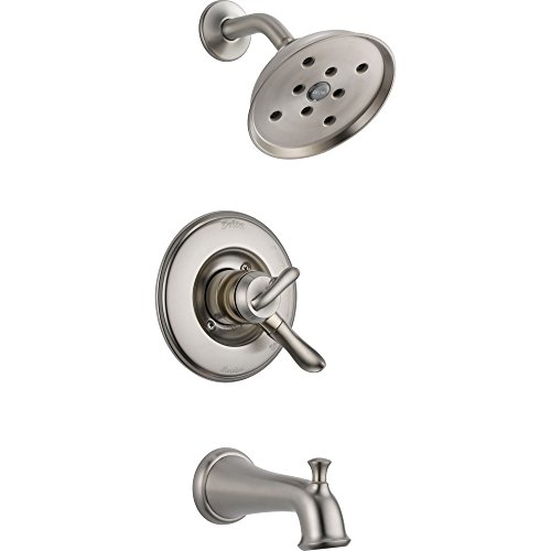 Delta Faucet T17494-SS Linden Monitor 17 Series Tub and Shower Trim, Stainless