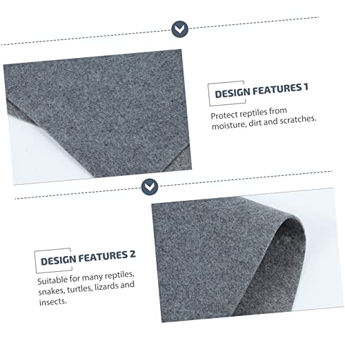 Glstoy 1Pc Reptile Mat Reptiles Bedding For Rabbits Floor Carpet Reptile Floor Mat Cage Accessories Pet Habitat Soft Mat Pet Box Bottom Mat Pet Cage Substrate Pet Cage Mat Polyester Crawl #TOP6