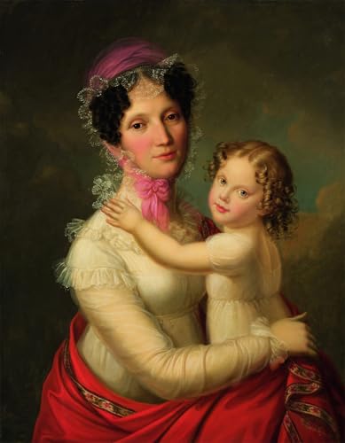 Póster Freifrau Zu Gravenegg de Pascal Simon Gerard para decorar un salón elegante de 60x90cm