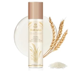 Toner for Face, Rice Toner Rice Water, 155ML Face Toner for Women, Refreshing & Nourishing Skincare Solution, Gentle & Soothing Milk Skin Toner, Daily Skin Care Hydrating Facial Toner