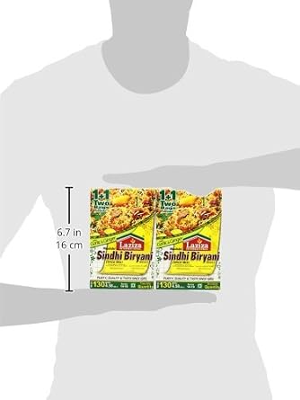 Laziza Sindhi Biryani Masala, 130-Gram Boxes (Pack of 6)