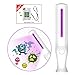 Produktbild UV Desinfektion Lampe, Bluelliant Tragbares UVC Desinfektions Licht, Handheld Ultraviolettes keimtötendes Licht, UVC Sterilisations Lampe zur Haushalts Desinfektion(Mit Sterilisation Karte)