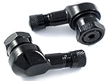 winkelventile  NAAA Felgenfactory 2X Motorrad Alu Winkelventil Schwarz 11,3mm Ventile Eckventil Ventil
