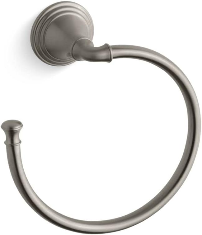 Towel Ring by KOHLER, Bathroom Towel Ring, Devonshire Collection, Vibrant Brushed Nickel, K-10557-BN - Devonshire Brushed Nickel Faucet - 