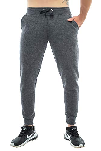 Calça Moletom Lisa Masculino Academia Slim (GG, CHUMBO)