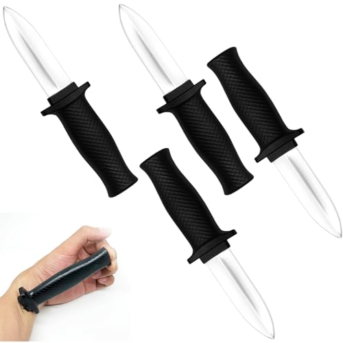 DvBCNMe Fake Messer, 4 Stück Verschwindende Zaubermesser, Spielzeug Messer Für Tricks Und Scherze, Ideal Für Partys, Theater Und Cosplay, Größe...
