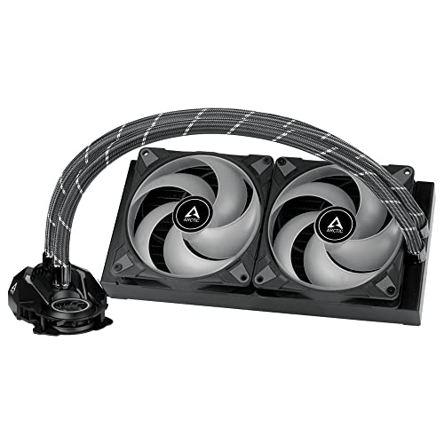 Image of ARCTIC Liquid Freezer II 280 RGB (incl. Controller) - Multi-Compatible All-in-one CPU AIO Water Cooler with RGB, efficient PWM-Controlled Pump, Fan Speed: 200-1900 RPM, LGA1700 Compatible - Black