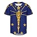 Vnurnrn Indiana State Flag Mens Baseball Button Down Jersey Hipster Hip Hop T Shirts