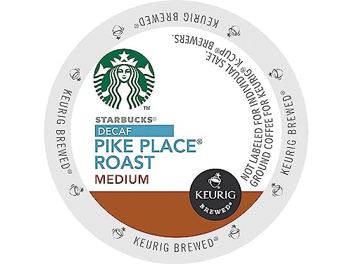 Starbucks Pike Place Decaf Coffee, Keurig (100684)