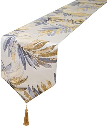 Bonhause Chemin De Table En Feuilles D'érable D'automne 33 X 183 Cm - Décoration De Table De Cuisine Pour Intérieur Et Extérieur