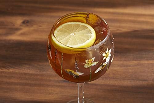 Ginology Bumble Bee Copa Gin Glass, 24 ounces