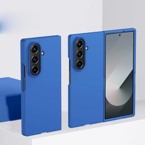 Étui mignon Galaxy Z Fold 4 bleu pastel style bonbon doux