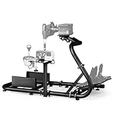 Dardoo G920 Gaming Simulator Cockpit Adjustable Fits for Logitech G29 G920 G923, Thrustmaster T300RS TX, Fanatec PC PS4 Xbox Racing Wheel Stand Without Wheel, Pedal and Handbrake