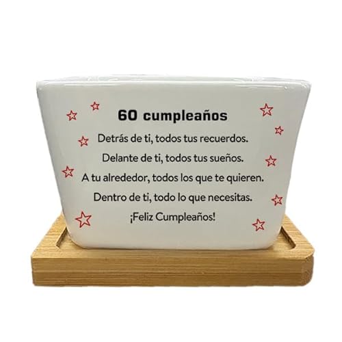 RRIGETEN Regalos 60 Años Mujer Hombre Macetas Decorativas Interior Regalos Originales 60 Años Regalo para Mujeres De 60 Cumpleaño Regalo Originales Mujer 60 Cumpleaños RRIGETEN Regalos 60 Años Mujer Hombre Macetas Decorativas Interior Regalos Originales 60 Años Regalo para Mujeres De 60 Cumpleaño Regalo Originales Mujer 60 Cumpleaños