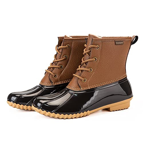 Gawbaw Women's Duck Snow Boots - Waterproof Rain Boots Lace Up Ankle Winter Snow Boots For Women #TOP7