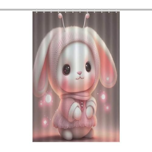 Lapin Mignon Rideau de Douche Imperméable Anti-Moississure - 7