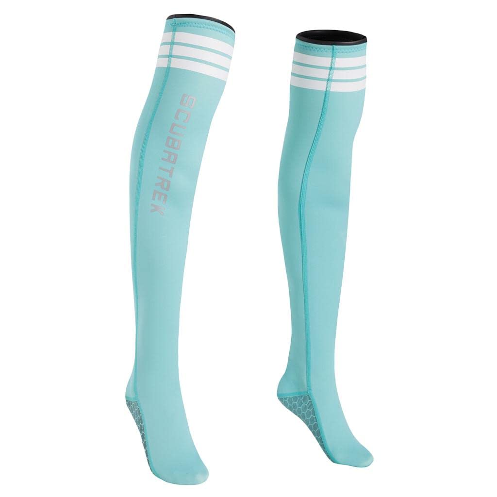 Rutschfeste Tauchsocken, Thermosocken, Schnorcheln, Surfen, Strand, Strümpfe, Rot, Größe S