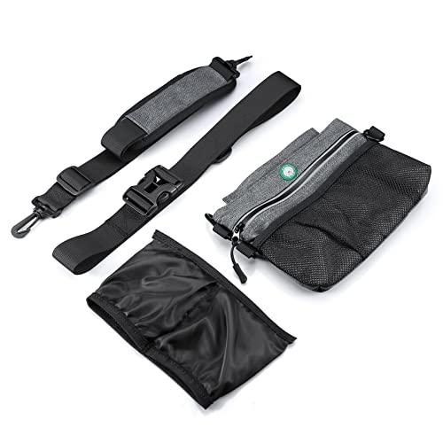 Oria Dog Treat Training Pouch, Pet Out Training Belt Bag, Magnetic Closure Dog Food Bag, Dog Food Bag With Removable Inner Pocket, Built-In Poop Bag Dispenser, Dog Training Bag, Gray #TOP7