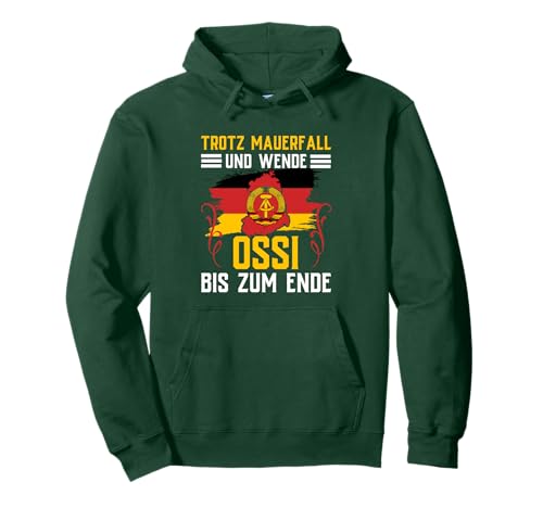 Ossi Geschenk Frauen DDR Männer Ostdeutschland NVA Osten Pullover Hoodie