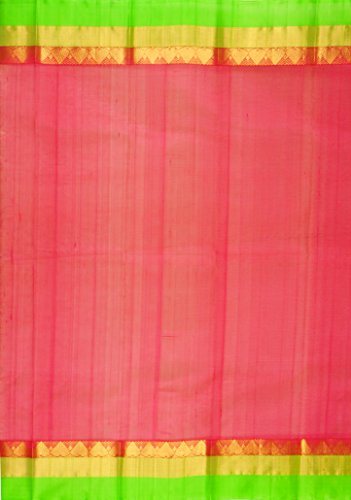 M SIVA NAGESWARA RAO HANDLOOMS red chirala silk saree – image 4