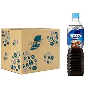 【 コーヒー ペットボトル 】ネスカフェ エクセラ ボトルコーヒー 無糖 900ml×12本,アイスコーヒー,ブラックコーヒー,Amazon.co.jp限定