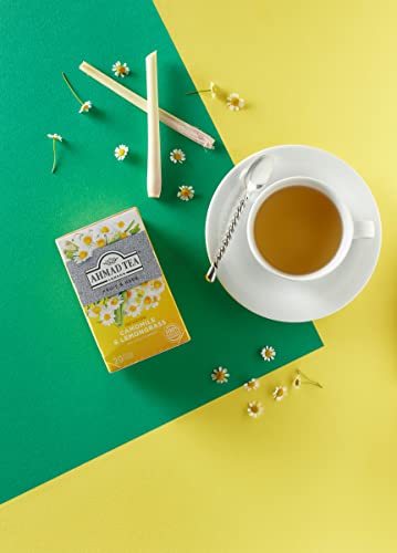 Ahmad Teas - Camomile & Lemongrass 1.4Oz - 20 Tea Bags, Brown #TOP2