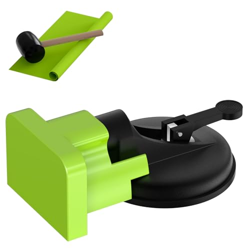 Floor Gap Fix Tool Kit with Suction Cup & Rubber Mallet Floating Floor Repair Tool for Laminate LVP & Engineered Wood Includes Silicone Pad for Textured Surfaces (1 Pack) (2 Pack)