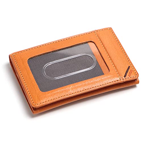 革職人 Dualline (デュアルライン) パスケース 小銭入れ 二つ折り メンズ 本革 栃木レザー 小銭が入る 多ポケット 定期入れ DU017 CA (キャラメル)