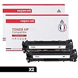  NOPAN-INK - Toner x2 - CB540A (Noir x2) - Compatible pour HP LaserJet Pro 200 Color M251n, M251nw, CM1312nfi, CM1415fnw, CM1415fn, CP1525nw, CP1215, CM1312, CP1525n - Imprimante HP LaserJet