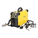 Mig Welder, Mig Welding Machine, Dual Voltage 110/220V Co2 Gasless Mig Flux Wire Welding Machine (MIG125D)
