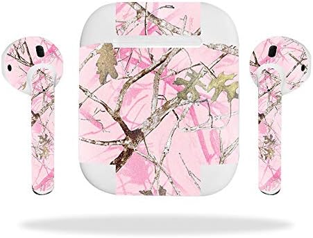 MIGHTY SKINS MightySkins Glossy Glitter Skin for Apple AirPods - Conceal Pink | Protective, Durable High-Gloss Glitter Finish | Easy to Apply, Remove, and Change Styles | Made in The USA image 4