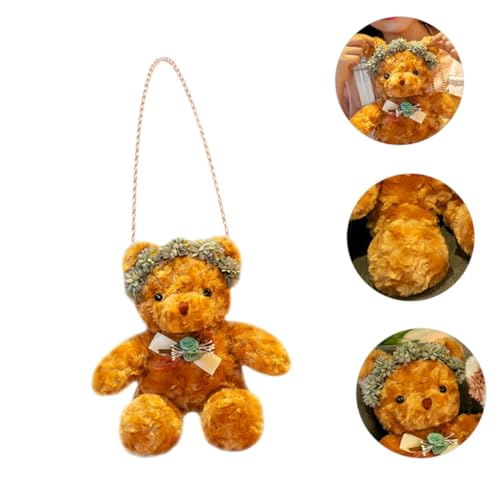 Sac à Main Crossbody Ours Peluche pour Sorties et Collège des Filles