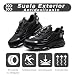 Imagen de Zapatos de Seguridad para Hombre Mujer Zapatillas Ligeros Calzado Trabajo Comodo Antideslizante con Puntera de Acero Black 43 EU