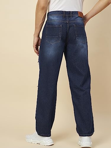 Image of HIGH Star Men's Regular Fit Mid Rise Jeans
